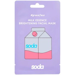 Mascarillas Coreanas de Hoja al mejor precio: Soda Milk Essence Brightening Facial Mask de Soda Makeup en Skin Thinks - 