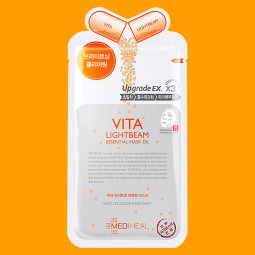 Mascarillas Coreanas de Hoja al mejor precio: MEDIHEAL Vita Lightbeam Essential Mask EX Mascarilla con vitaminas de MEDIHEAL en Skin Thinks - Tratamiento Anti-Manchas 