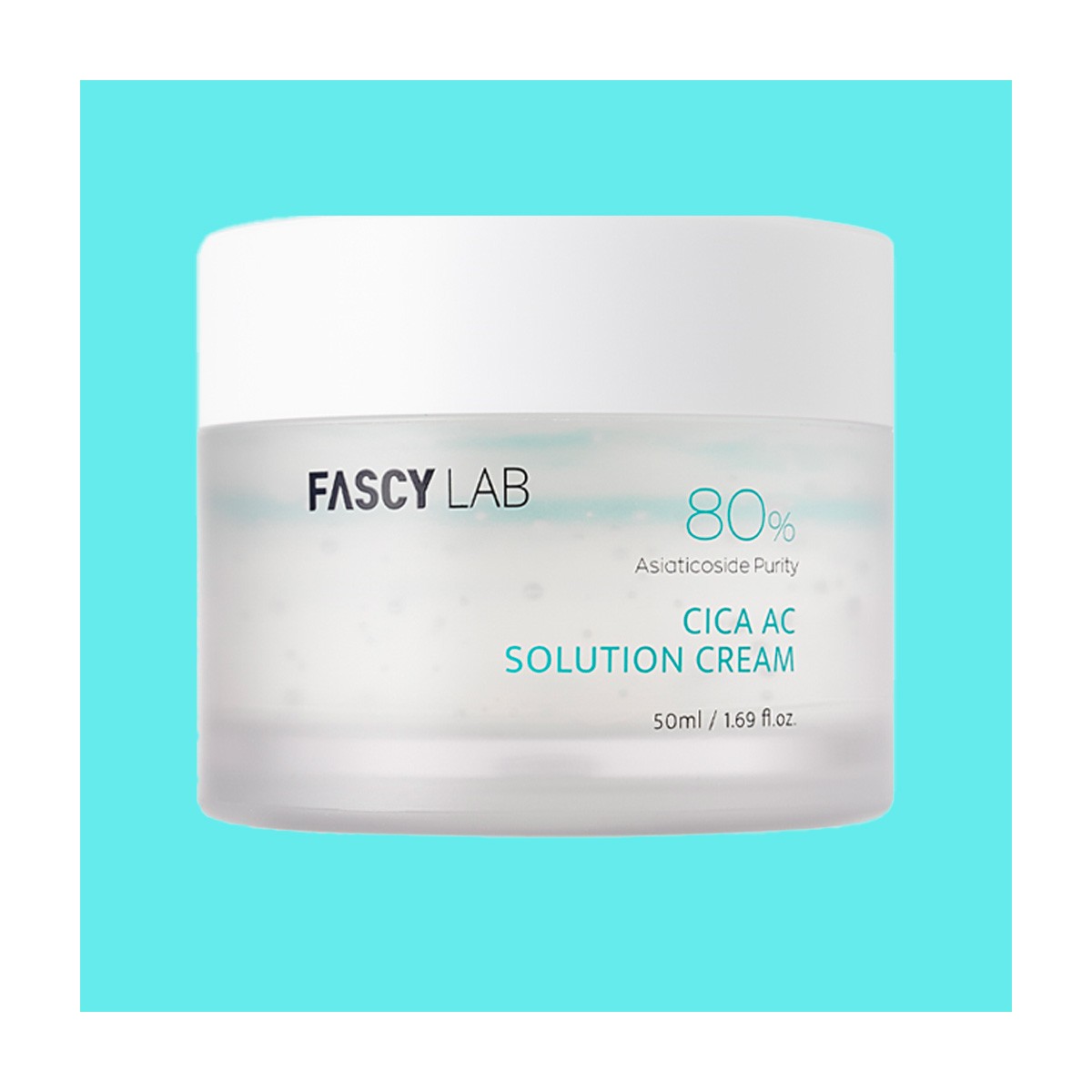 Emulsiones y Cremas al mejor precio: Cica AC Solution Cream - Crema para piel sensible y dañada de Fascy Lab en Skin Thinks - Piel Sensible