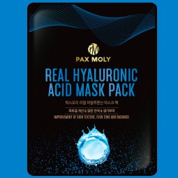 Mascarillas Coreanas de Hoja al mejor precio: PAX Moly Real Hyaluronic Mask Pack - Hidrata y rellena la piel de PAX MOLY en Skin Thinks - Piel Sensible