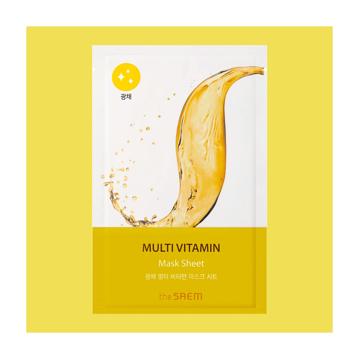Mascarillas Coreanas de Hoja al mejor precio: Mascarilla con Vitaminas The SAEM Multi Vitamin Mask Sheet de The Saem en Skin Thinks - Piel Seca