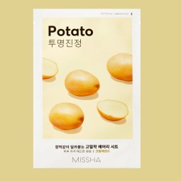 Mascarillas Coreanas de Hoja al mejor precio: Mascarilla Anti Manchas MISSHA Airy Fit Sheet Mask (Potato) de Missha en Skin Thinks - Piel Seca