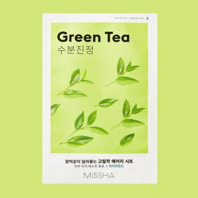 Mascarilla Hidratante MISSHA Airy Fit Sheet Mask (Green Tea)