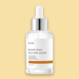 Tratamientos Anti Edad al mejor precio: Serum Antiedad y Antimanchas iUnik Black Snail Restore Serum de Iunik en Skin Thinks - Piel Sensible