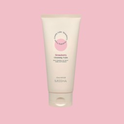 Espumas Limpiadoras al mejor precio: MISSHA Creamy Latte Cleansing Foam Strawberry- Hidrata y Revitaliza de Missha en Skin Thinks - Piel Seca