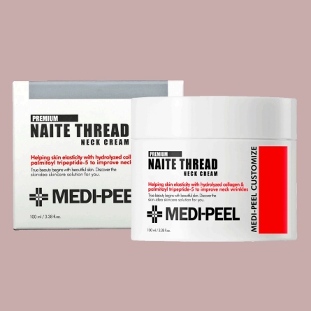 Emulsiones y Cremas al mejor precio: Crema para cuello Medi-Peel Premium Naite Therad Neck Cream 100ml de Medi-peel en Skin Thinks - Piel Seca