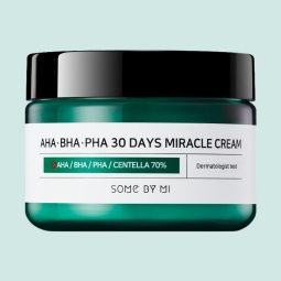 Tratamientos Anti Edad al mejor precio: Crema Calmante y Regenerante Some By Mi AHA BHA PHA 30 Days Miracle Cream de Some By Mi en Skin Thinks - Tratamiento de Poros