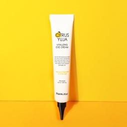 Contorno de Ojos al mejor precio: Contorno con Vitamina C Farmstay Citrus Yuja Vitalizing Eye Cream 45ml de FarmStay en Skin Thinks - Piel Seca