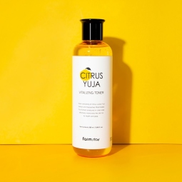 Tónicos al mejor precio: Tónico con Vitamina C Farmstay Citrus Yuja Vitalizing Toner 280ml de FarmStay en Skin Thinks - Piel Seca