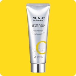 Limpiadoras - Exfoliantes al mejor precio: Vita C Plus Clear Complexion Foaming Cleanser - Anti-manchas, Reafirmante de Missha en Skin Thinks - Tratamiento Anti-Manchas 