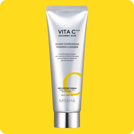 Limpiadoras - Exfoliantes al mejor precio: Vita C Plus Clear Complexion Foaming Cleanser - Anti-manchas, Reafirmante de Missha en Skin Thinks - Piel Seca