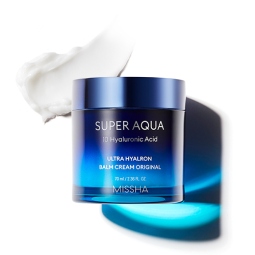 Cosmética Coreana al mejor precio: Super Aqua Ultra Hyalron Balm Cream Original Hidratante Antiedad de Missha en Skin Thinks - Firmeza y Lifting 