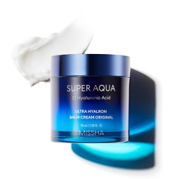 Cosmética Coreana al mejor precio: Super Aqua Ultra Hyalron Balm Cream Original Hidratante Antiedad de Missha en Skin Thinks - Piel Seca
