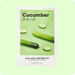 Mascarillas Coreanas de Hoja al mejor precio: Mascarilla Hidratante MISSHA Airy Fit Sheet Mask (Cucumber) de Missha en Skin Thinks - Tratamiento Anti-Edad