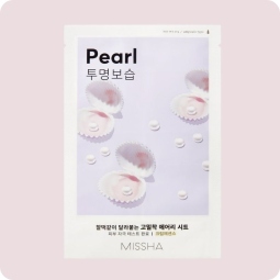 Mascarillas Coreanas de Hoja al mejor precio: Mascarilla Iluminadora MISSHA Airy Fit Sheet Mask (Pearl) de Missha en Skin Thinks - Tratamiento Anti-Manchas 