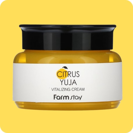 Crema con Vitamina C Farmstay Citrus Yuja Vitalizing Cream 100gr
