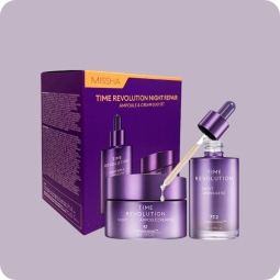 Emulsiones y Cremas al mejor precio: Missha Time Revolution Night Repair Ampoule & Cream Duo Set de Missha en Skin Thinks - Piel Seca