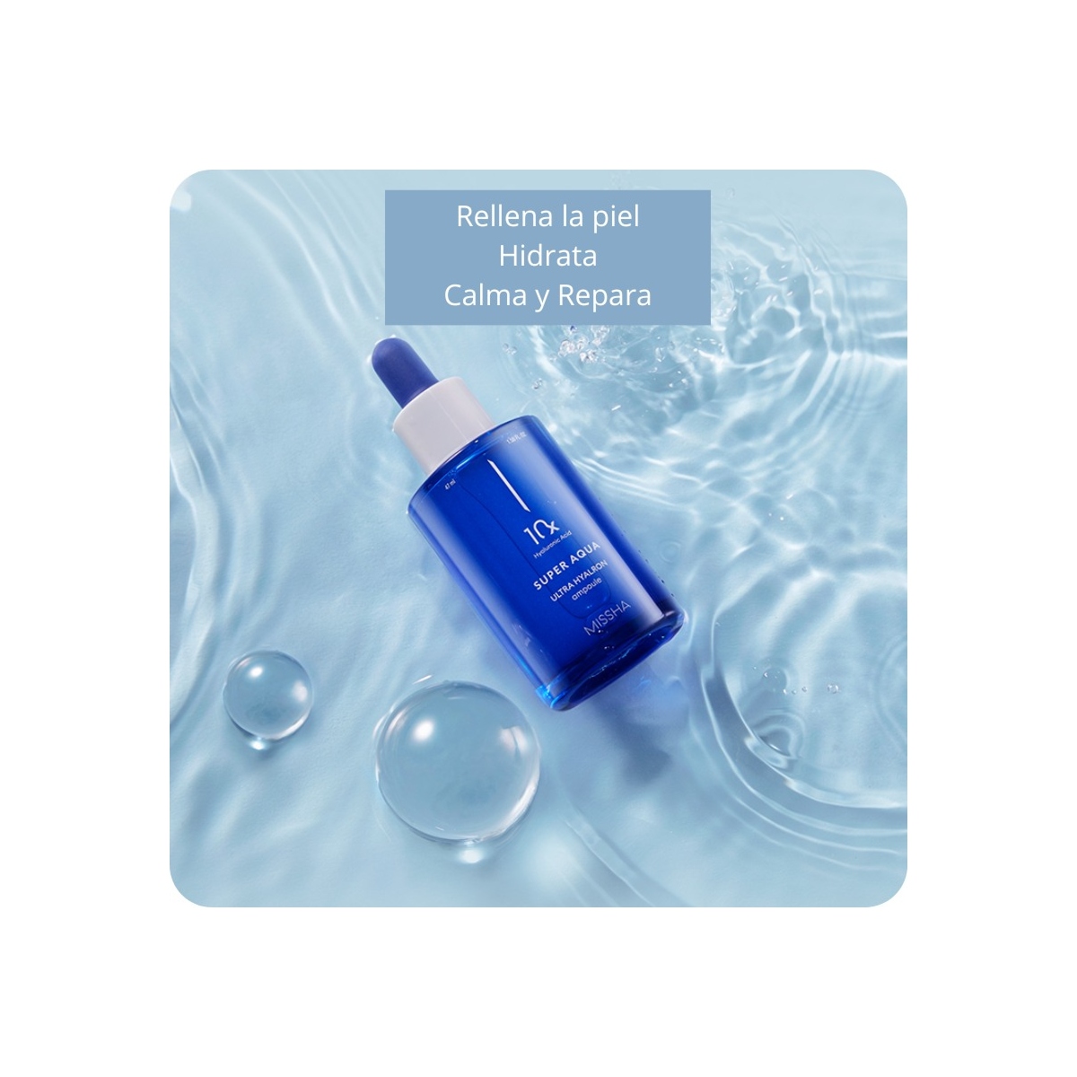 Emulsiones y Cremas al mejor precio: Missha Super Aqua Ultra Hyalron Ampoule & Cream Duo Set de Missha en Skin Thinks - Piel Sensible