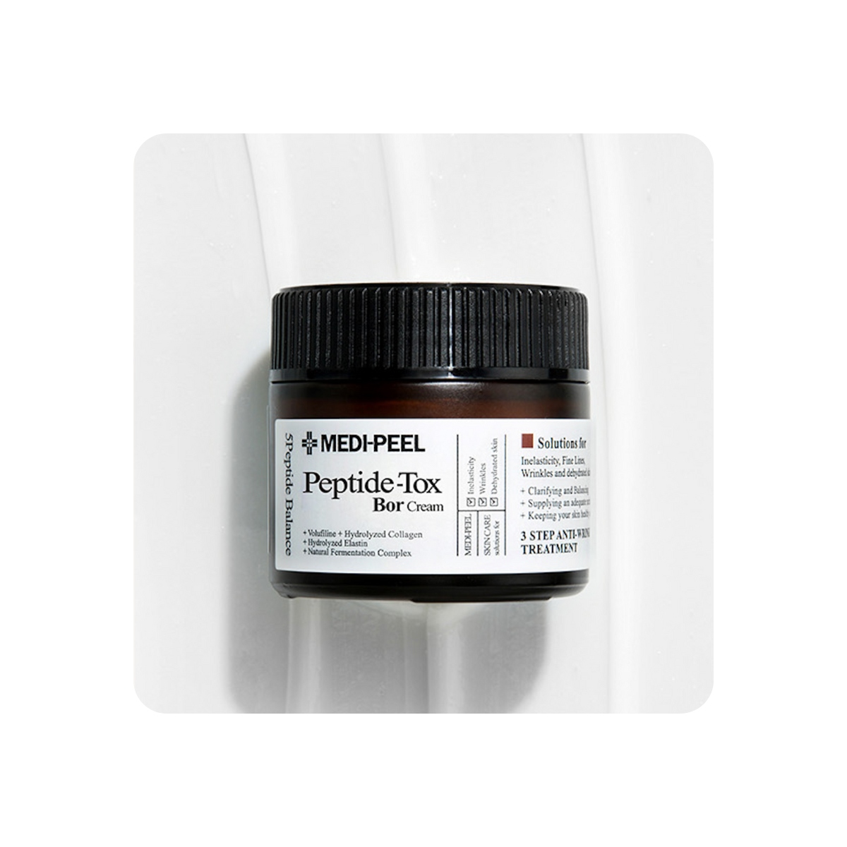 Emulsiones y Cremas al mejor precio: Crema Medi-Peel Peptide-Tox Bor Cream 50ml de Medi-peel en Skin Thinks - Piel Sensible
