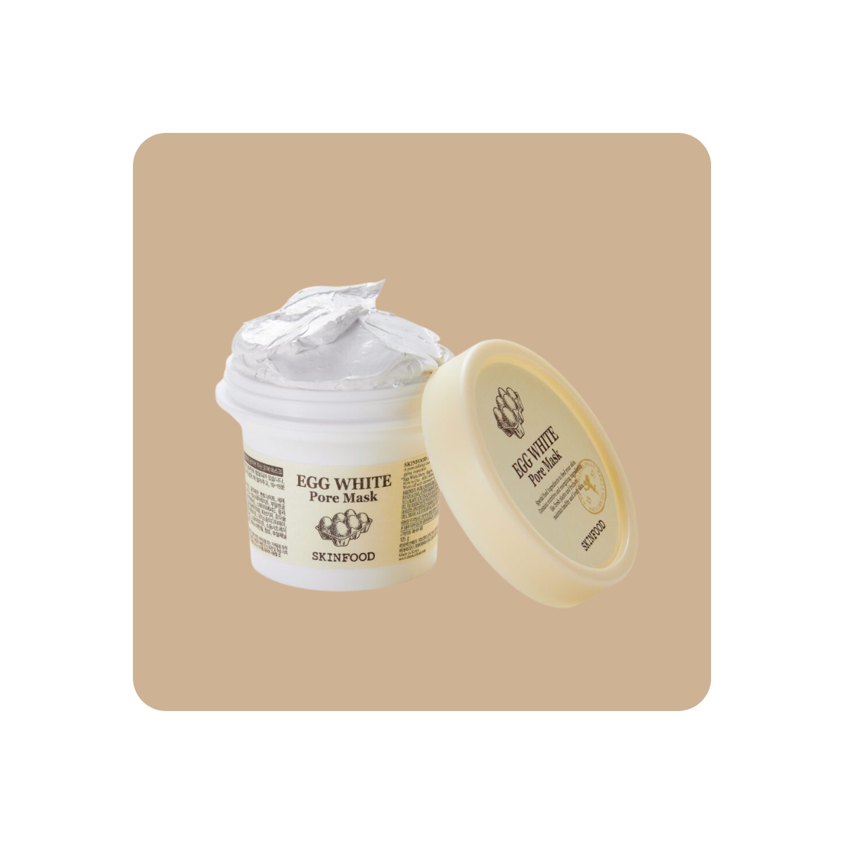 Mascarillas Wash-Off al mejor precio: Mascarilla Anti Puntos Negros Skinfood Egg White Pore Mask de SKINFOOD en Skin Thinks - Piel Sensible