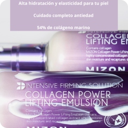 Emulsiones y Cremas al mejor precio: Mizon Collagen Power Lifting Emulsion Crema reafirmante con 54% de colágeno de Mizon en Skin Thinks - Piel Seca