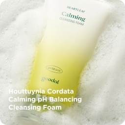 Espumas Limpiadoras al mejor precio: Goodal Heartleaf Calming Cleansing Foam- Espuma limpiadora calmante de Goodal en Skin Thinks - Piel Seca