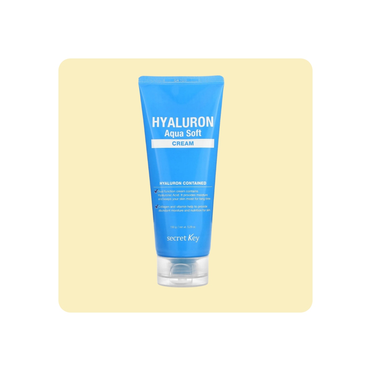 Emulsiones y Cremas al mejor precio: Secret Key Hyaluron Aqua Soft Cream Crema con hialurónico, colágeno y vitaminas de Secret Key en Skin Thinks - Piel Seca
