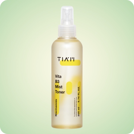 TIA'M Vita B3 Mist Toner, Tónico con Niacinamida, Vitamina C y Tranexámico