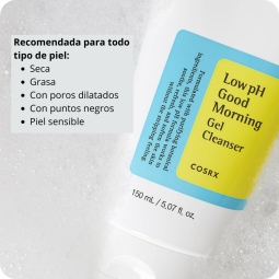 Limpiadoras y Exfoliantes al mejor precio: Gel limpiador COSRX Low pH Good Morning Gel Cleanser Mini 50ml de Cosrx en Skin Thinks - Piel Grasa