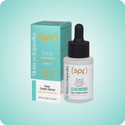 Serums - Cosmética Natural al mejor precio: Skincyclopedia Crema-Serum para piel grasa con protección solar SPF30, Niacinamida y Prebiótico de Skincyclopedia en Skin Thinks - Piel Sensible