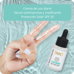 Serums - Cosmética Natural al mejor precio: Skincyclopedia Crema-Serum para piel grasa con protección solar SPF30, Niacinamida y Prebiótico de Skincyclopedia en Skin Thinks - Piel Sensible
