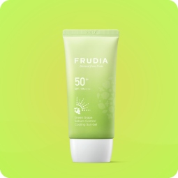 Protección Solar al mejor precio: Frudia Green Grape Sebum Control Cooling Sun Gel de Frudia en Skin Thinks - Piel Seca