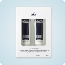 Ampollas de Tratamiento Intensivo para el cabello La'dor Keratin LPP Power Glue 4x15