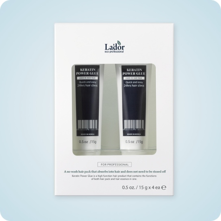 Cosmética Coreana al mejor precio: Ampollas de Tratamiento Intensivo para el cabello La'dor Keratin LPP Power Glue 4x15 de Lador Eco Professional en Skin Thinks - 