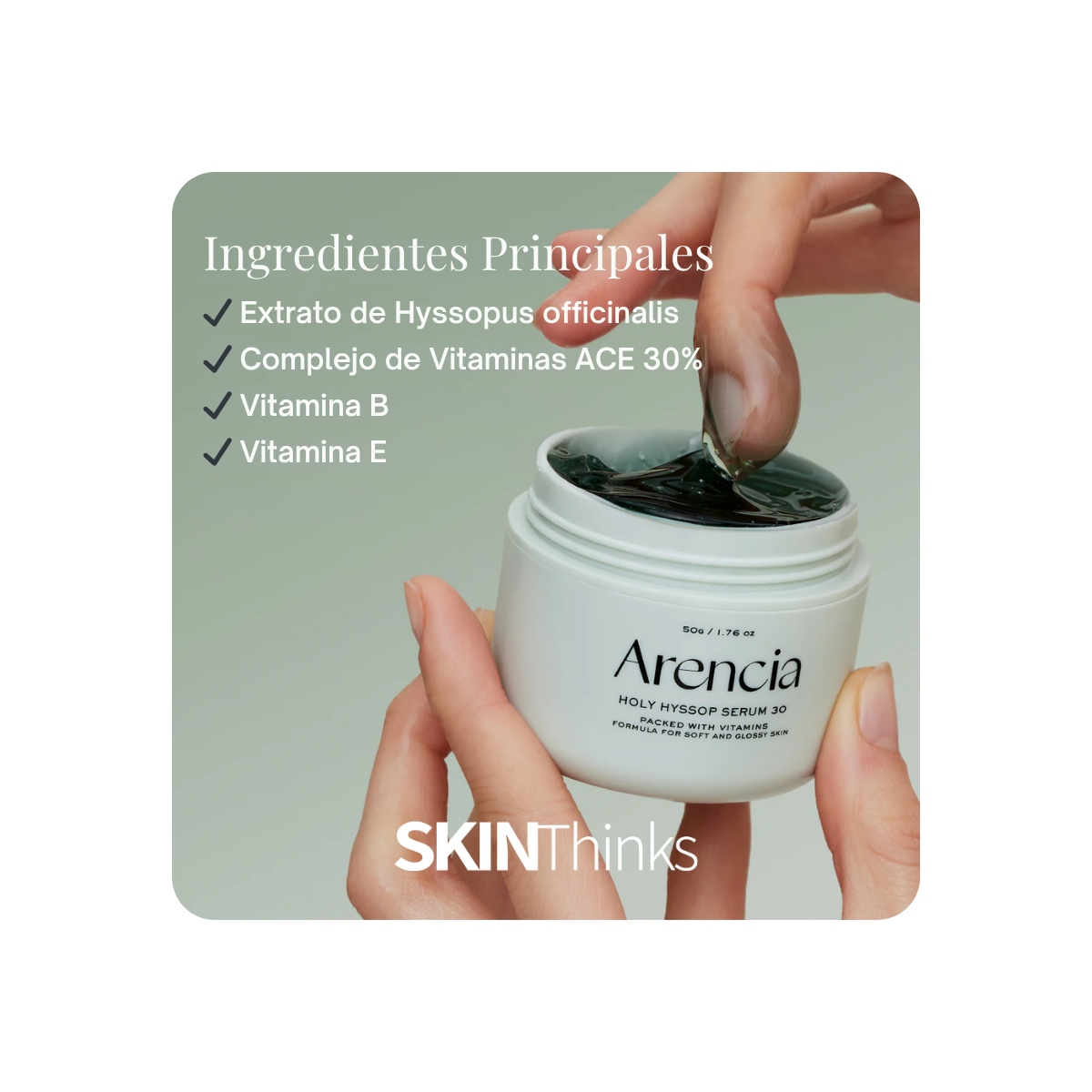 Serum y Ampoules al mejor precio: Arencia Holy Hissop Serum 30 - antimanchas, acné, calmante de Arencia en Skin Thinks - Piel Seca