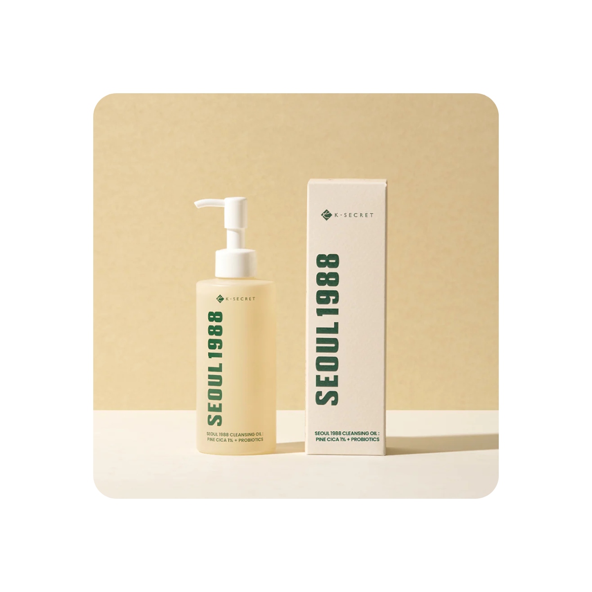 Aceites Limpiadores al mejor precio: Seoul 1988 Cleansing Oil: Pine Cica 1%+Probiotics de K-Secret en Skin Thinks - Piel Seca