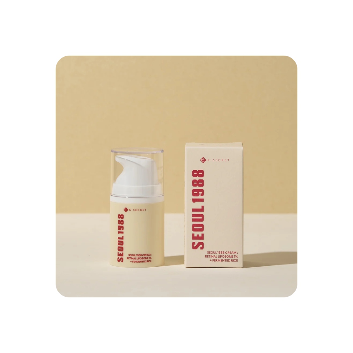 Emulsiones y Cremas al mejor precio: Seoul 1988 Cream: Retinal Liposome 1% + Fermented Rice de K-Secret en Skin Thinks - Piel Seca