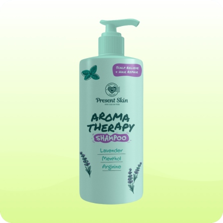 Champú al mejor precio: Present Skin Silk Aromatherapy Shampoo - Cuero cabello sensible de Present Skin en Skin Thinks - 