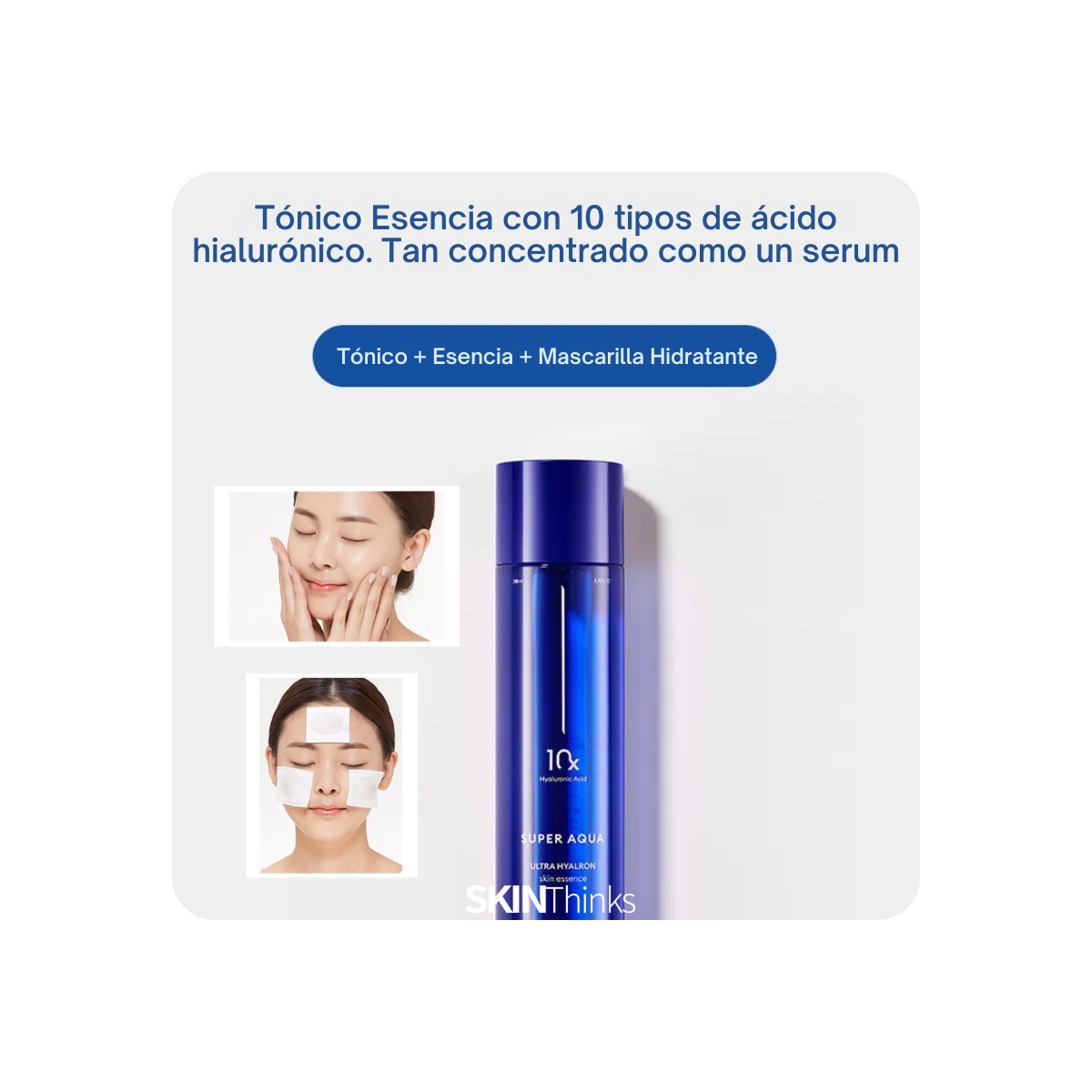 Cosmética Coreana al mejor precio: Super Aqua Ultra Hyalron Skin Essence de Missha en Skin Thinks - Firmeza y Lifting 