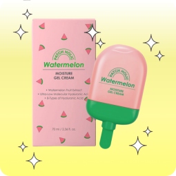 Emulsiones y Cremas al mejor precio: Crema Hidratante 8 tipos de hialurónico PATCH HOLIC Watermelon Moisture Gel Cream de Patch Holic en Skin Thinks - 