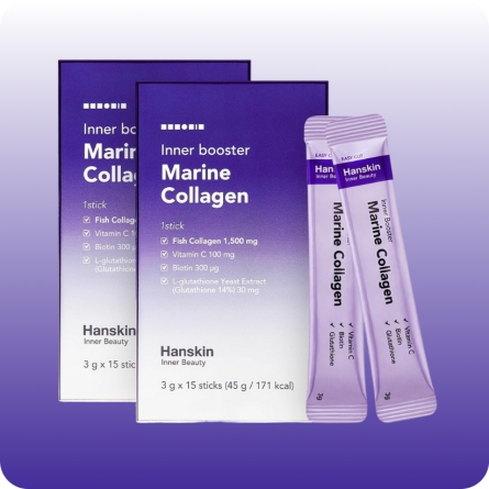 Nutricosmética - Suplementos al mejor precio: Suplemento de Colágeno Marino HanSkin Inner Booster Marine Collagen de Hanskin en Skin Thinks - Tratamiento Anti-Edad