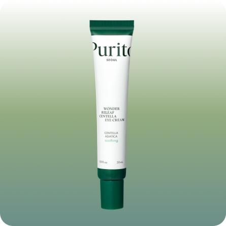 Contorno de Ojos al mejor precio: Contorno de Ojos con Centella Asiática y Péptidos Purito Wonder Releaf Centella Eye Cream de Purito en Skin Thinks - Piel Seca