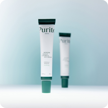 Contorno de Ojos al mejor precio: Contorno de Ojos con Centella Asiática y Péptidos Purito Wonder Releaf Centella Eye Cream de Purito en Skin Thinks - Piel Seca