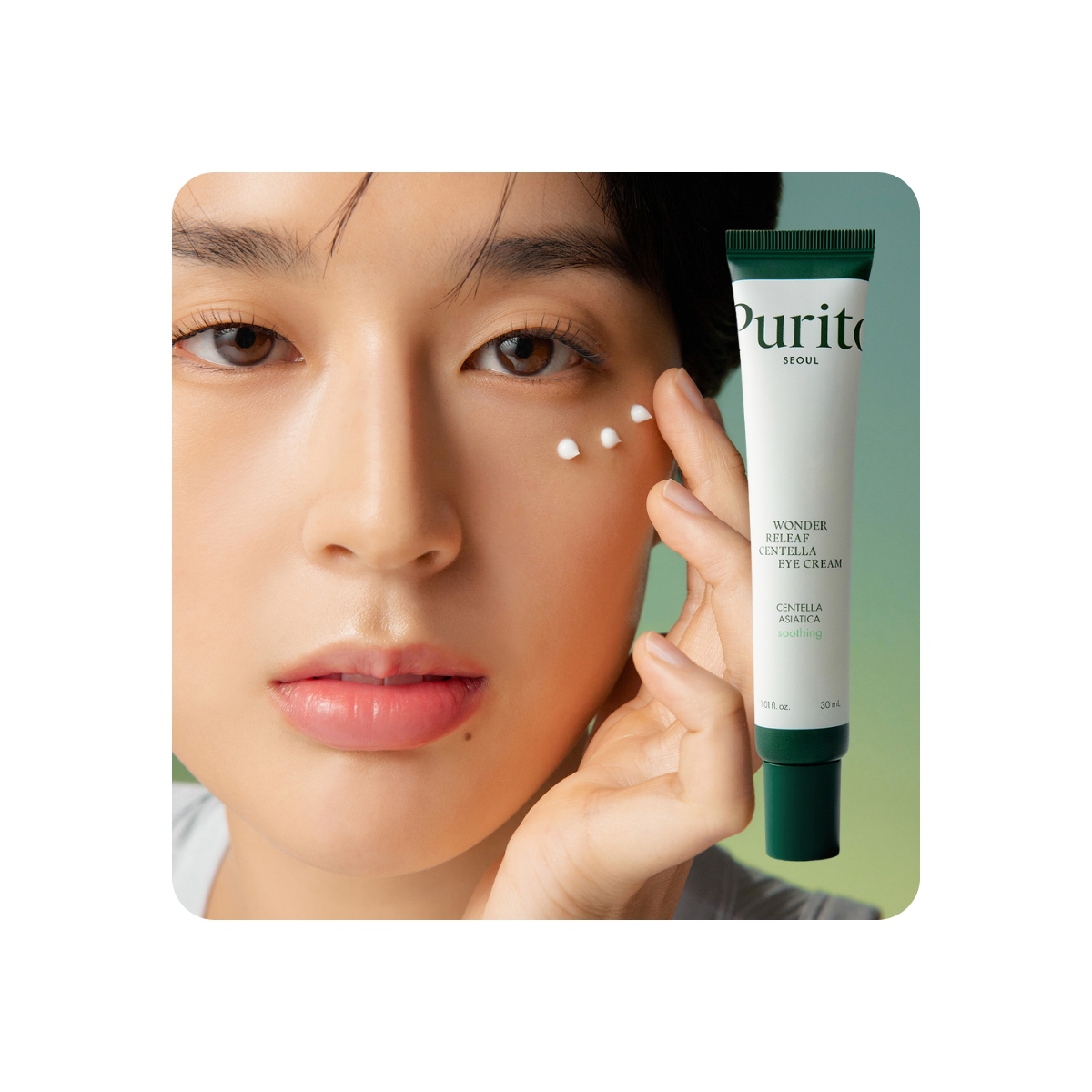 Contorno de Ojos al mejor precio: Contorno de Ojos con Centella Asiática y Péptidos Purito Wonder Releaf Centella Eye Cream de Purito en Skin Thinks - Piel Seca