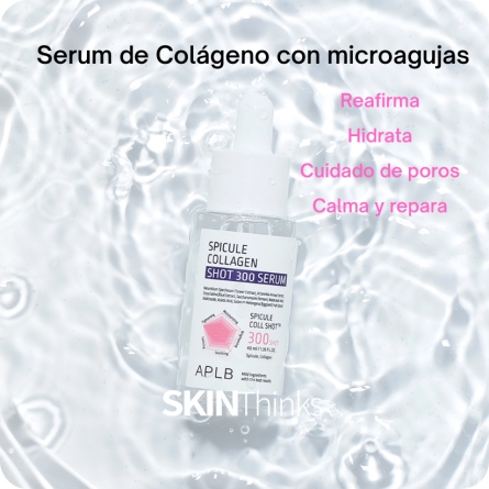 Serum y Ampoules al mejor precio: Serum de Colágeno con Microagujas APLB Spicule Collagen Shot 300 Serum de APLB en Skin Thinks - Piel Seca