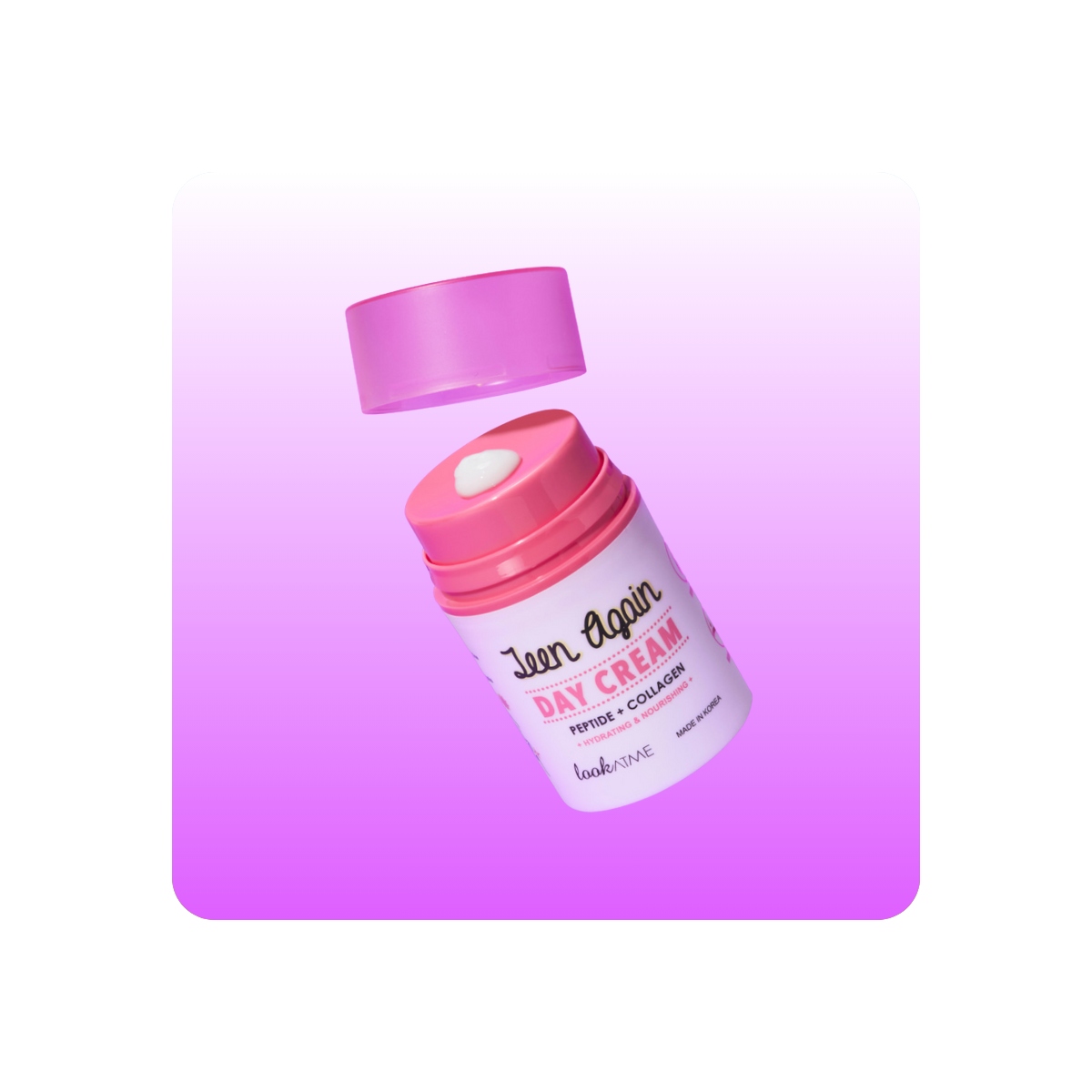 Emulsiones y Cremas al mejor precio: Crema Antiedad con Colágeno y Péptidos LOOK AT ME Teen Again Day Cream de Look ATME en Skin Thinks - 