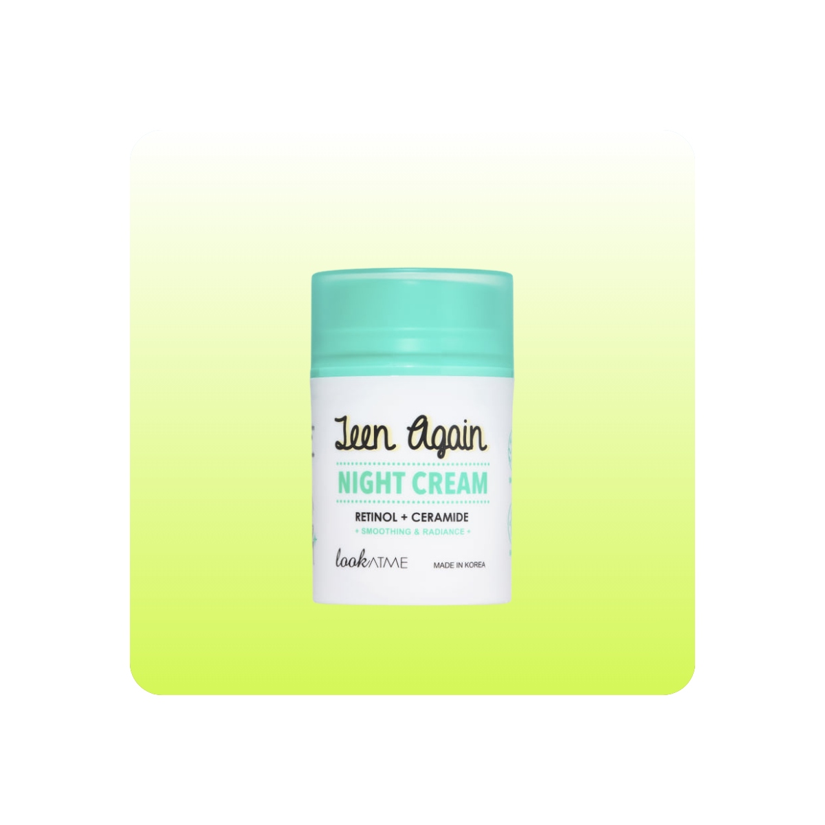 Emulsiones y Cremas al mejor precio: Crema Antiedad con Retinol y Ceramidas LOOK AT ME Teen Again Night Cream de Look ATME en Skin Thinks - 