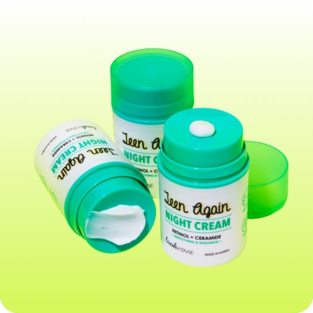 Emulsiones y Cremas al mejor precio: Crema Antiedad con Retinol y Ceramidas LOOK AT ME Teen Again Night Cream de Look ATME en Skin Thinks - 