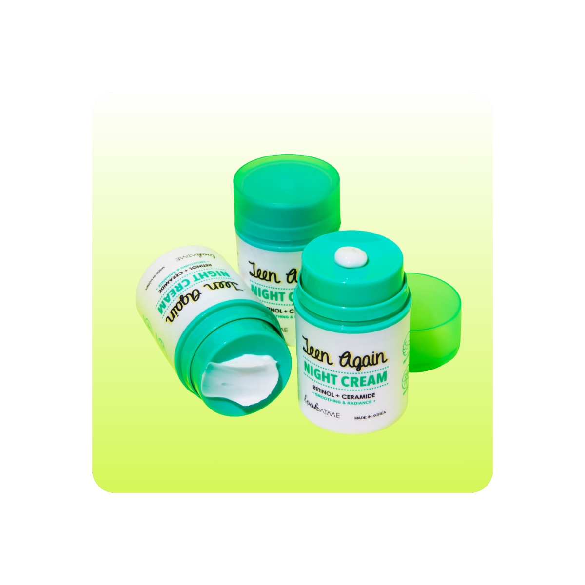 Emulsiones y Cremas al mejor precio: Crema Antiedad con Retinol y Ceramidas LOOK AT ME Teen Again Night Cream de Look ATME en Skin Thinks - 