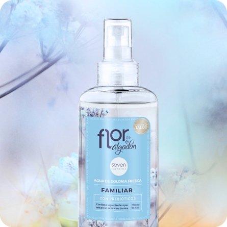 Corporal, manos, pies - Cosmética Natural al mejor precio: Agua de Colonia con prebióticos Seven Cosmetics Flor de Algodón de Seven Cosmetics en Skin Thinks - 